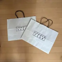 LOWRYS FARM ショップ袋 2枚セットのサムネイル
