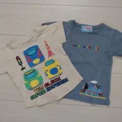 電車＆トーマス　キッズTシャツ 90cm
