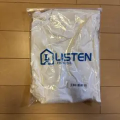 LISTEN HOUSE ホワイト ロングスリーブTシャツ