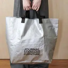 JOURNAL STANDARD FURNITURE エコバッグ　シルバー