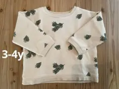 organic zoo / 裏起毛トレーナー 3-4y