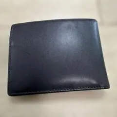 ETTINGER 伊勢丹限定 二つ折り財布 黒×紺のサムネイル