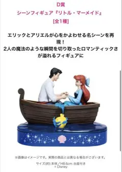 Happyくじ ディズニー D賞 シーンフィギュア『リトル・マーメイド』