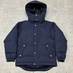 【正規品】norDISK/クリスタルダウン/ネイビー/L/美品/フード取外し可 正規品】norDISK/クリスタルダウン/ネイビー/L/美品/フード取外し可