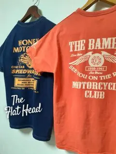 The Flat Head　半袖Tシャツ2枚セット　美品　ヘビーオンス　バイカー