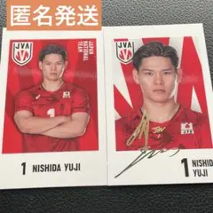 西田有志 金箔押しサイン入りセット バレーボール男子日本代表 キャラポトレ