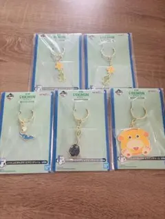 ピクミン　一番くじ　チャーム　F賞　青ピクミン　岩ピクミン　オッチン　光ピクミンのサムネイル