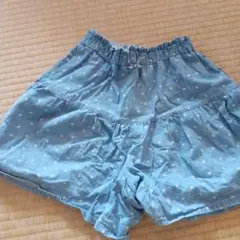 女の子　可愛い　半ズボン　キュロット　140　　2枚セット