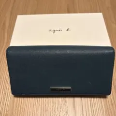 agnès b. ダークグリーン 長財布