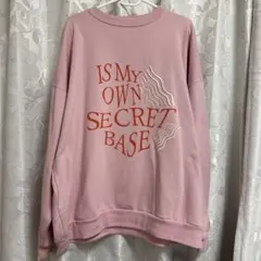 スライ　SLY ピンク トレーナー IS MY OWN SECRET BASEのサムネイル