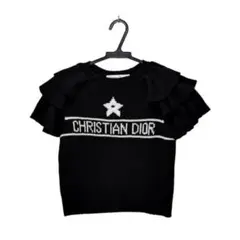 美品】CHRISTIAN DIOR 半袖 ニット ボーダー スター - メルカリ