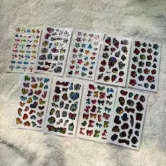 ミニシール9枚セット　平成　サン宝石　シール交換　y2k 当時物