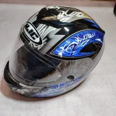HJC フルフェイスヘルメット 青黒のサムネイル