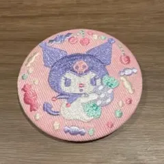 sanrio サンリオ キャラクター クロミ ビスケット 刺繍缶バッジ 食玩