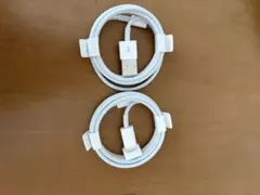 Apple純正品　Lightningケーブル 2本セット