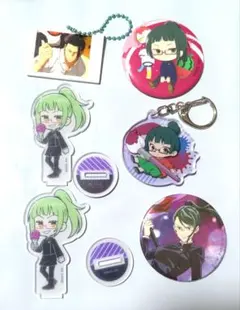 呪術廻戦 禪院真希 缶バッジ アクリルキーホルダー アクリルスタンド　まとめ売り