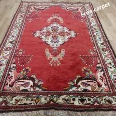 ペルシャ絨毯 シ－ラーズ産 262x172 クリーニング済 shiraz - メルカリ