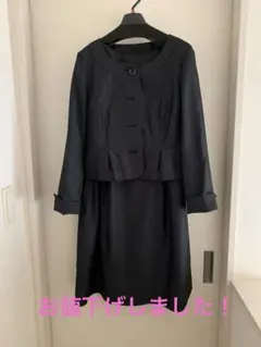 レディースセレモニースーツ　紺色　11号