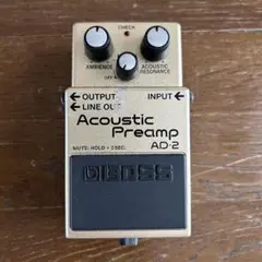 【猫の手様】BOSS AD-2 BOSS AD-2 Acoustic Preamp アコギ用 プリアンプ ボス AD2