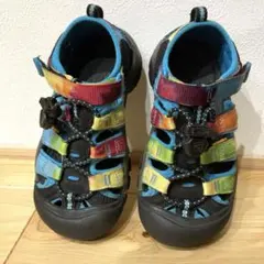 『美品』KEEN H2 サンダル　マルチカラー　18cm