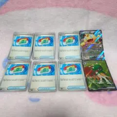 ポケモンカード　ポケパッド6枚　ニャースex ジュナイパーex 8枚セット