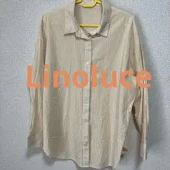 Linoluce ストライプシャツ　Lのサムネイル