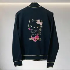 Y2K サンリオ HELLO KITTY 小悪魔　キティ上下セットジャージ黒金のサムネイル