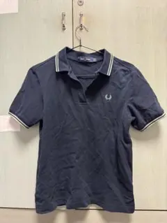 FRED PERRY ノースリーブ ポロシャツ ネイビー - メルカリ