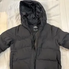 ZARA キッズダウンジャケット120cm 7歳　黒