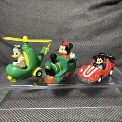 【激レア】東京ディズニーランド　レトロ　ミニカー　ミッキー　ドナルド　3点セットのサムネイル
