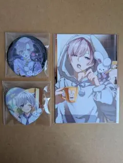 いれいす 初兎 零番街 缶バッジ ハート缶バ ブロマイド (おまけ付き)