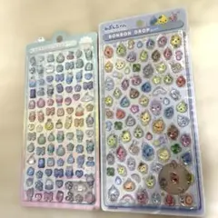 ボンボンドロップシールミニ　しずくちゃん　めろめろボンボン