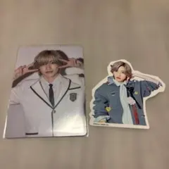 道枝駿佑 HARDWORK ファミクラ盤　トレカ フレークシール