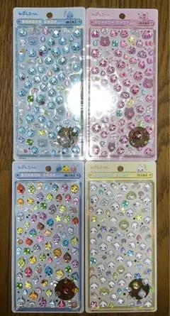 【正規品】ボンボンドロップ シール ミニ しずくちゃん ４枚セット