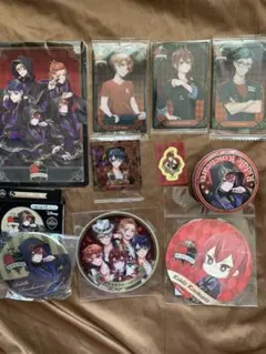 ハーツラビュル　セット　ツイステ　缶バッジ　マグネット　シール　空き缶