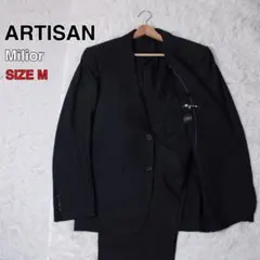 ARTISAN アルチザン Milior 2Bセットアップスーツ 黒 冠婚葬祭のサムネイル