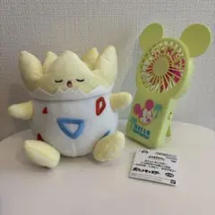 【組立済未使用】 酷暑が辛いトゲピー (ミッキーハンディファン+トゲピーぬい)のサムネイル