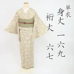 綿薩摩 東郷織物 単衣 小紋 万筋 縦縞 木綿 居敷宛て トールサイズイ6789 綿薩摩 東郷織物 単衣 小紋 万筋 縦縞 木綿 居敷宛て トールサイズ イ