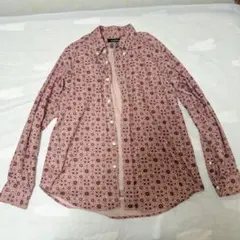 「UNITED ARROWS」シャツ ミュルーズシリーズ M ピンク レッド