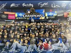 ☆大谷翔平 ドジャース ワールドチャンピオン2025 優勝記念フォト