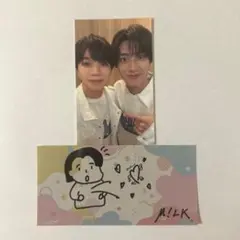 M!LK LOVE ENG!NE ペアトレカ 塩﨑太智 曽野舜太ステッカー