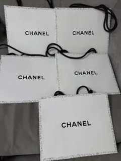 値下げ！ 未使用　シャネル　紙袋　5枚セット　ショッパー