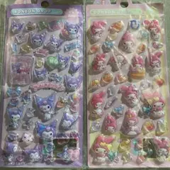 マイメロ&クロミ ボンボンドロップシールセット