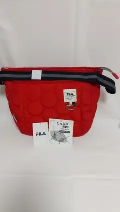【新品未使用】FILA レッド ショルダーバッグ