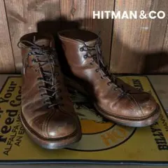イタリア製　HITMAN＆CO　ヒットマン　モンキーブーツ　ゴールデンサイズ　茶のサムネイル
