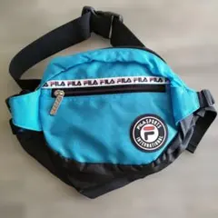 FILA ウエストポーチ 青/黒