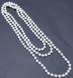 フェイクパールネックレス