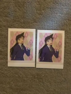 名探偵コナン　ぱしゃこれ7 毛利蘭　2枚セット