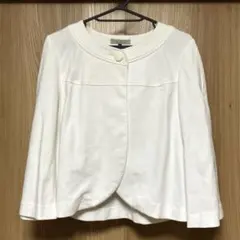 PROPORTIONBODYDRESSING ノーカラージャケット オフホワイト