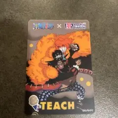 ONE PIECE x Baskin Robbins コラボカード TEACH